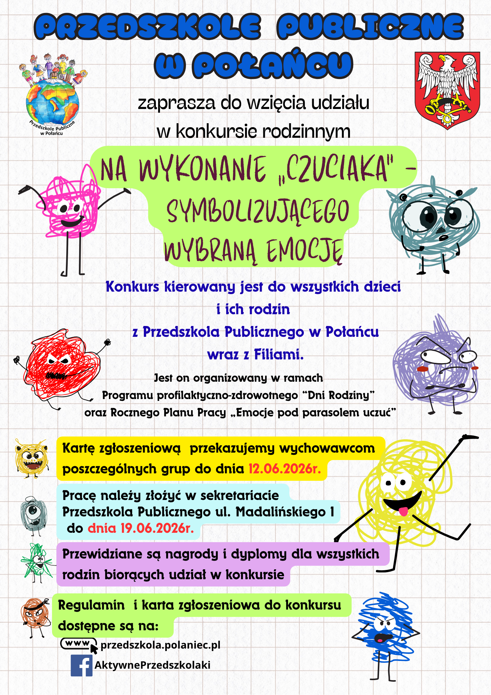 Plakat - informacja o&nbsp;konkursie