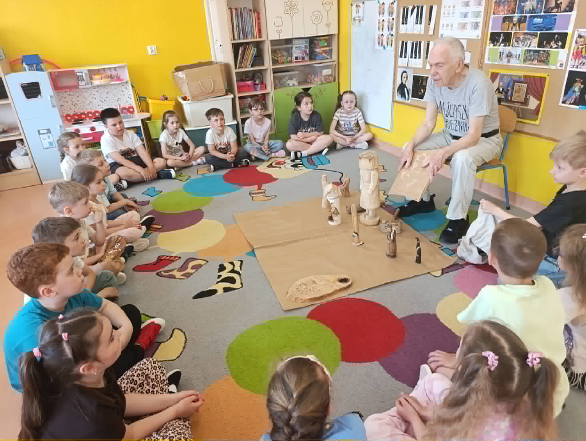 Spotkanie z&nbsp;rzeźbiarzem w&nbsp;grupie &bdquo;Elfy&rdquo;