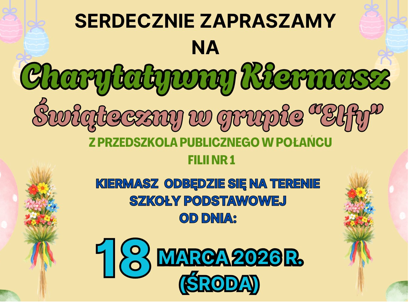 Plakat kiermasz
