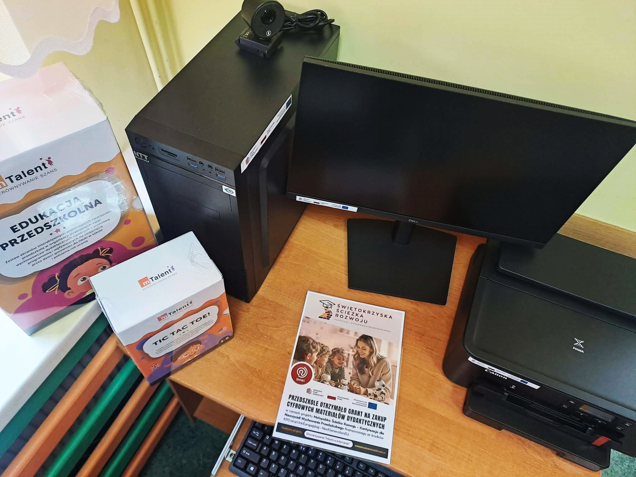 Zakupiony sprzęt w&nbsp;ramach programu