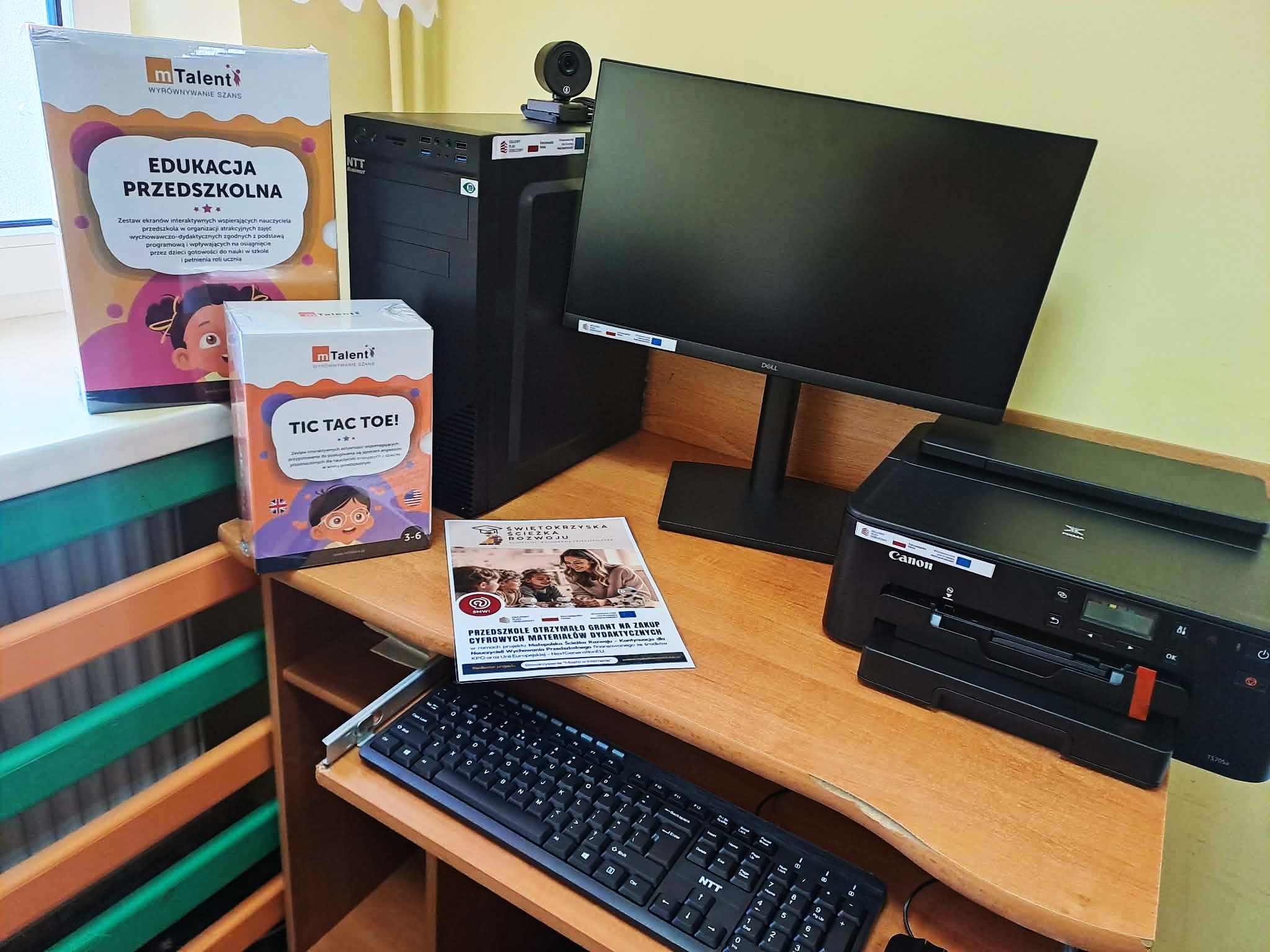 Zakupiony sprzęt w&nbsp;ramach programu