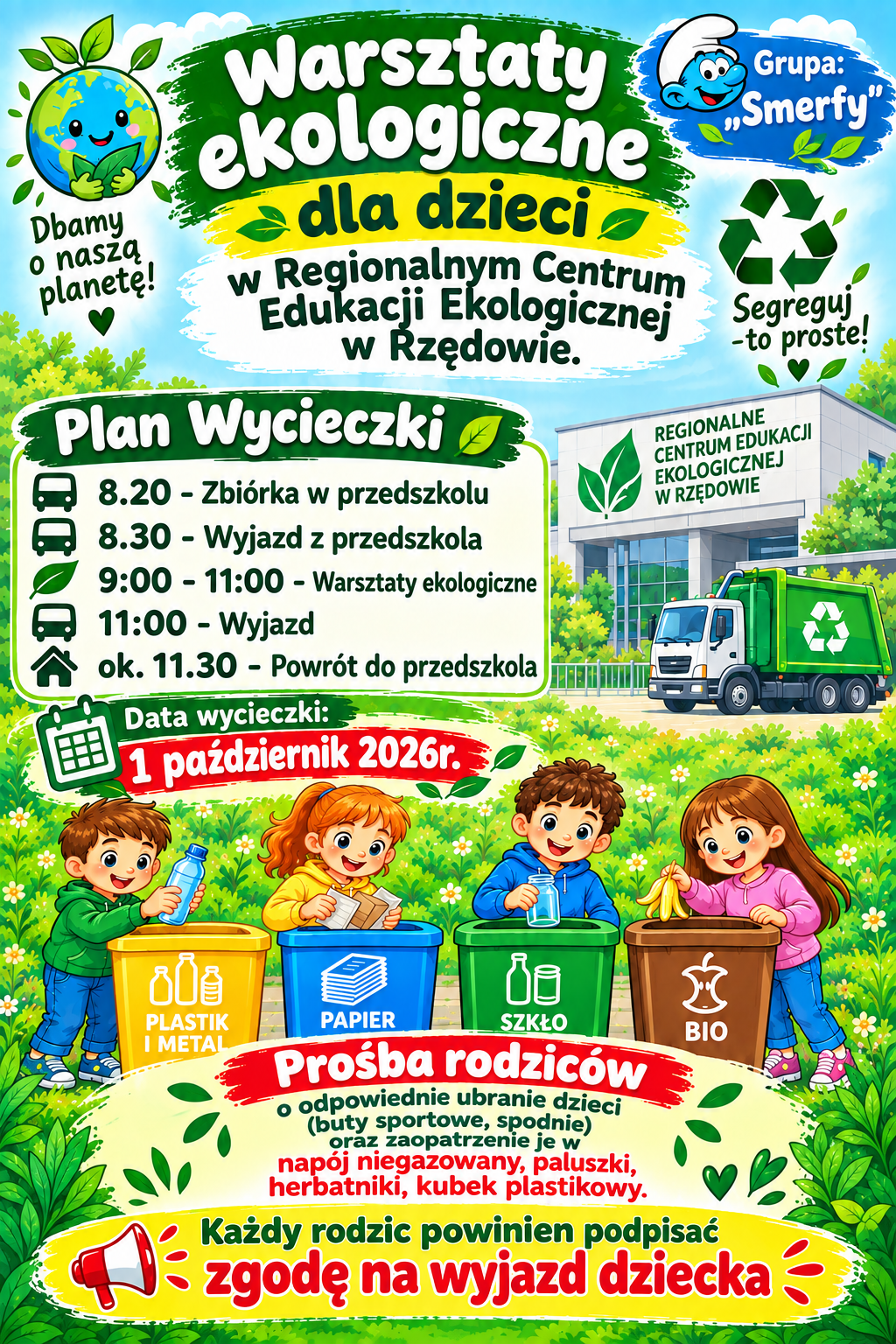 Plakat na&nbsp;warranty ekologiczne