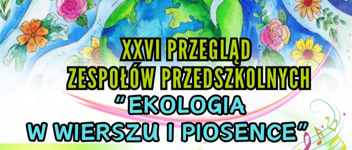 Plakat z&nbsp;przeglądu zespoł&oacute;w przedszkolnych