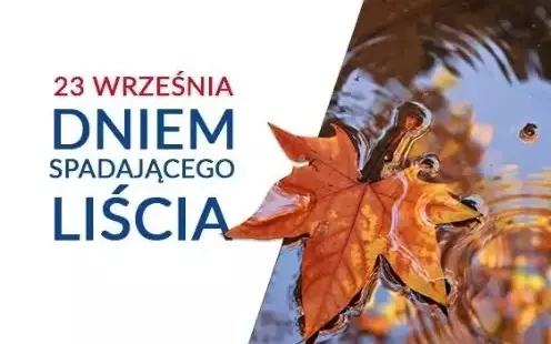 Plakat 23 września Dzień Liścia