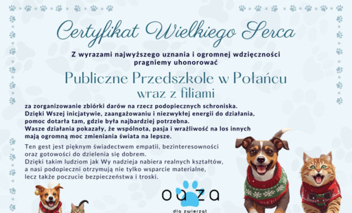 Zbiórka artykułów dla zwierząt ze schroniska w Mielcu 