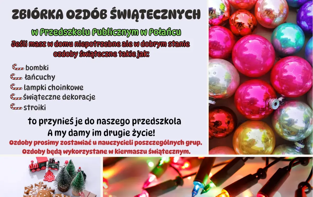 Zdjęcie do Zbi&oacute;rka ozd&oacute;b świątecznych