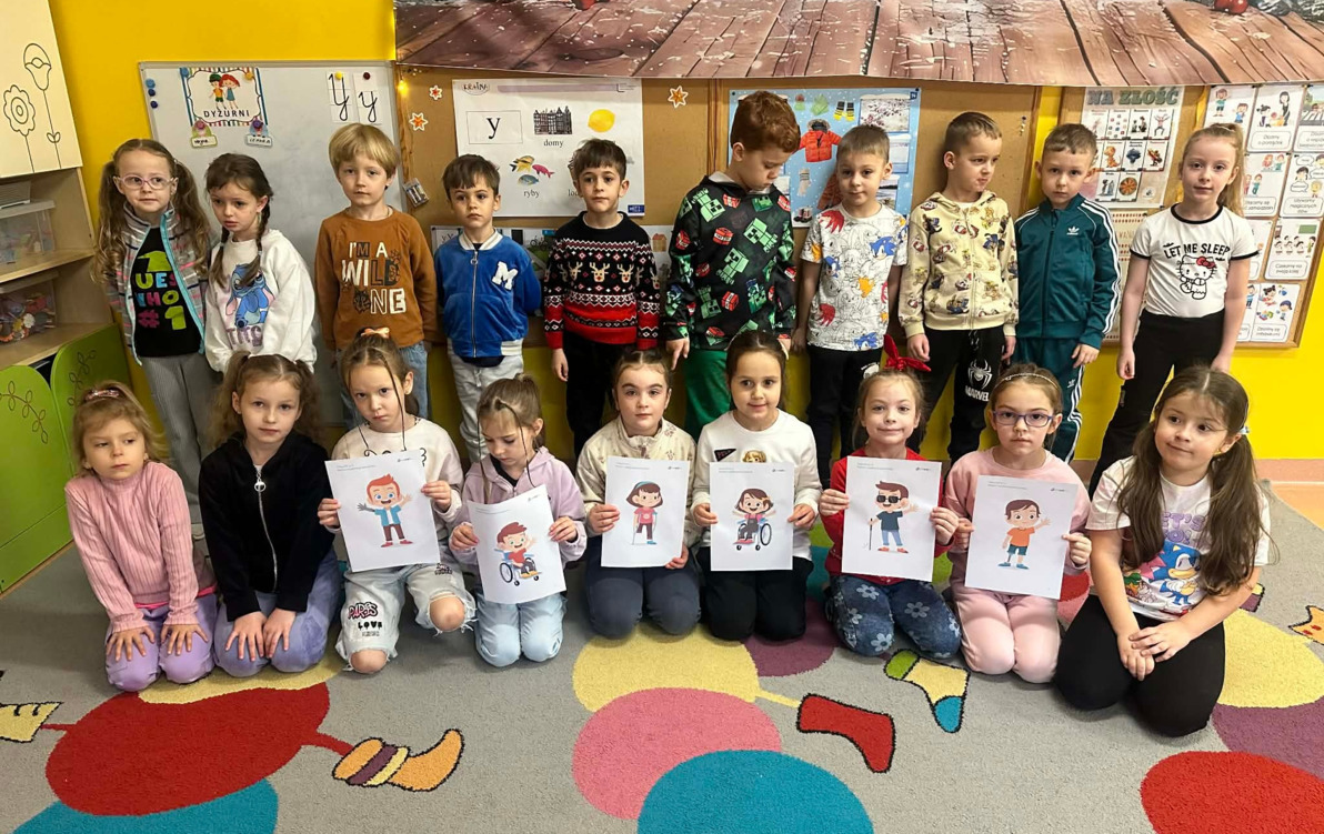 Zdjęcie do Międzynarodowy Dzień Os&oacute;b z Niepełnosprawnościami w naszym przedszkolu
