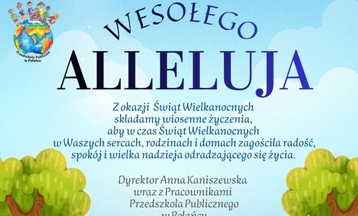 Kartka z życzeniami wielkanocnymi 