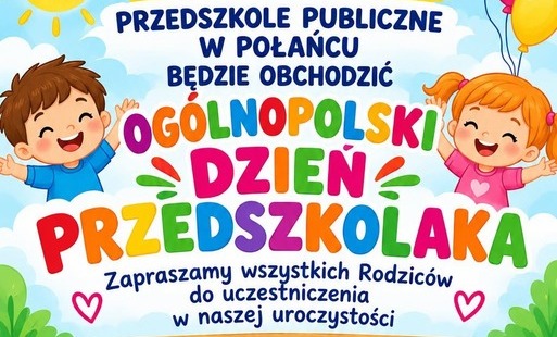 Plakat dzień przedszkolaka 2026