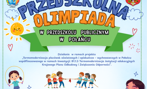 Plakat na przedszkolną olimpiadę