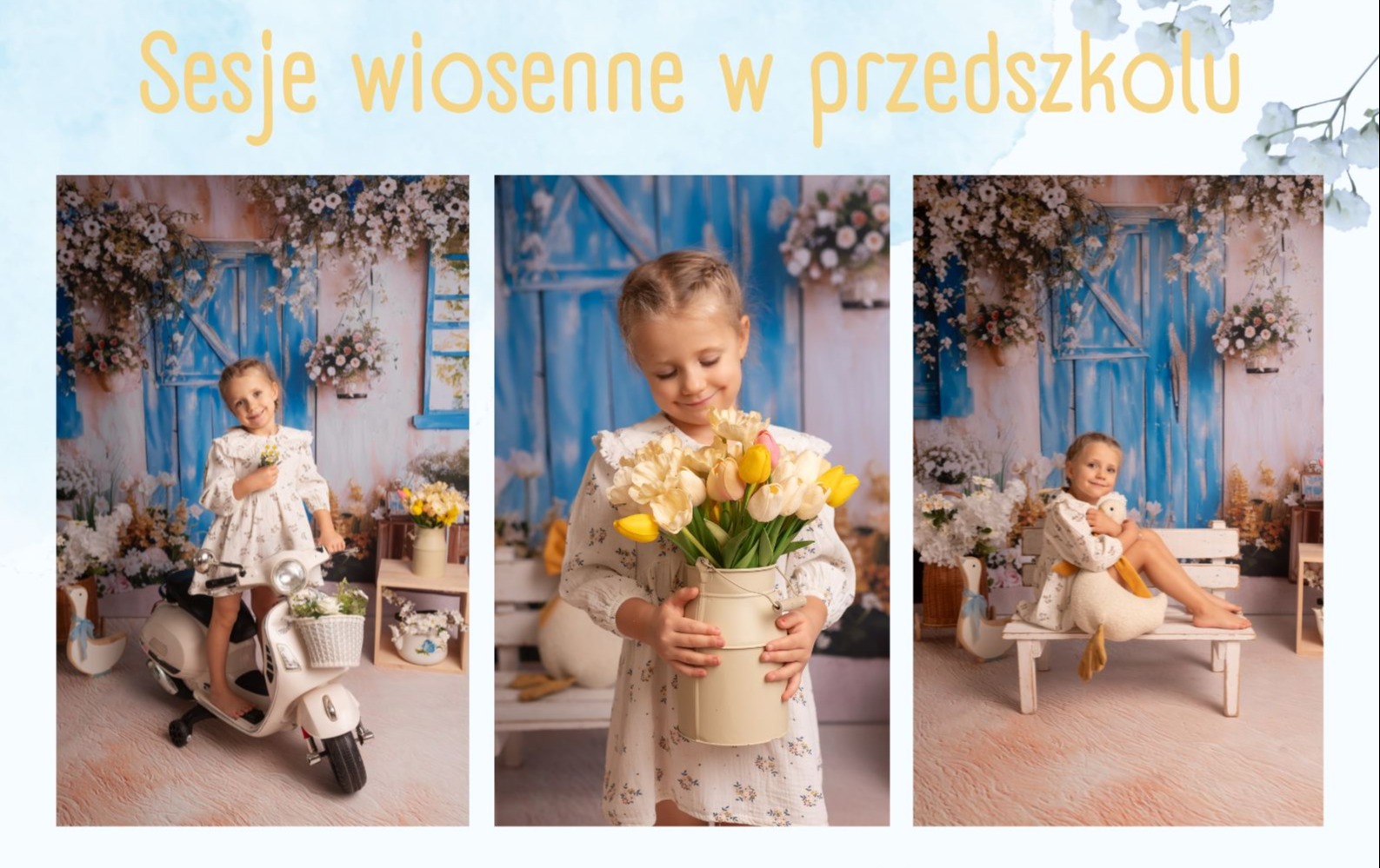 Zdjęcie do Sesja wiosenna w przedszkolu 