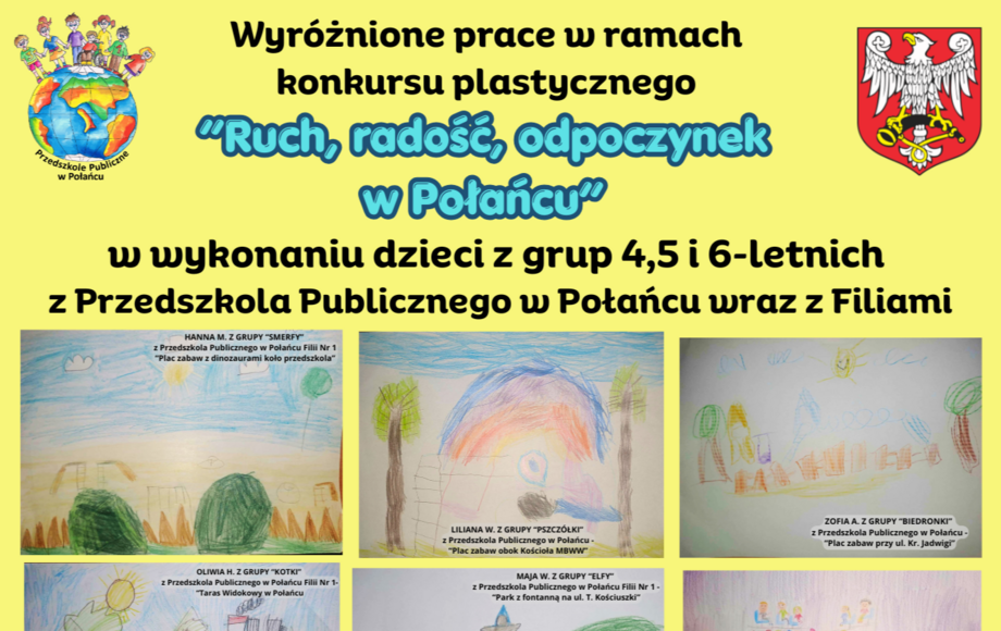 Warsztaty i konkurs plastyczny dla dzieci w Połańcu
